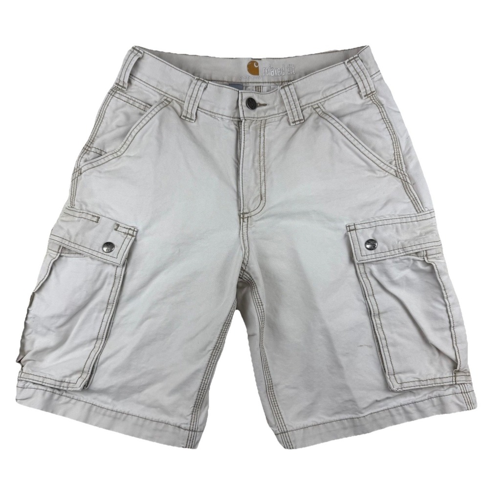Carhartt Cargo‎ 100277 Shorts Mens 29 Beige Tan Khaki Y2K Construction 90s Men